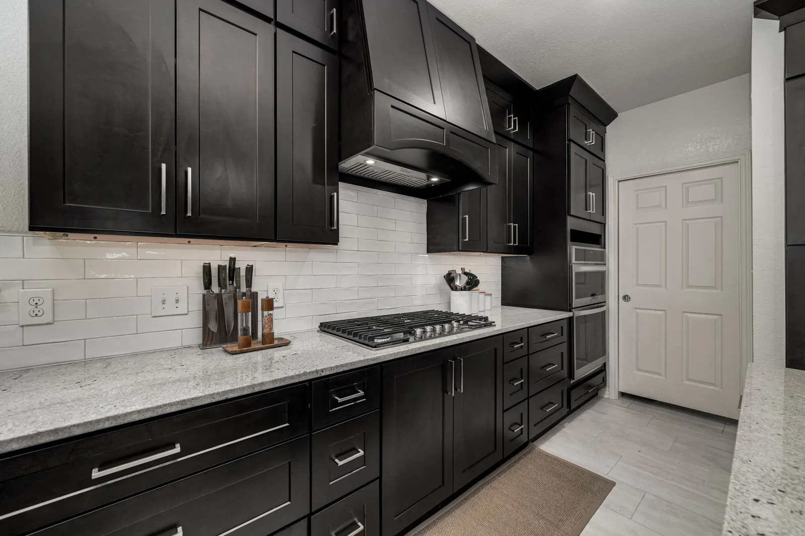 After: cooktop wall and wall oven