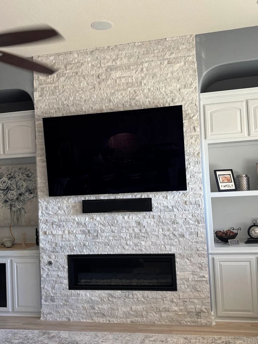 Patricia Robertson project &mdash; fireplace remodel